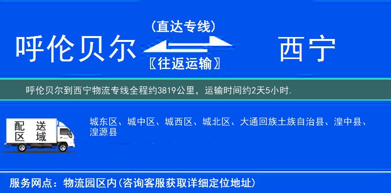 呼倫貝爾到物流專(zhuān)線