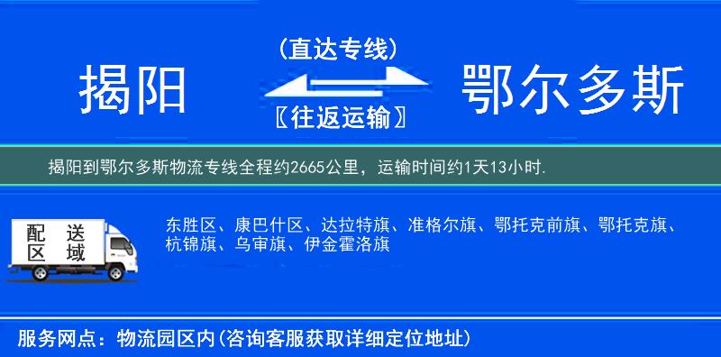 揭陽(yáng)到物流專線