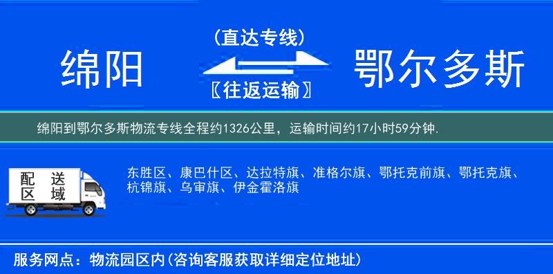 綿陽(yáng)到物流專(zhuān)線