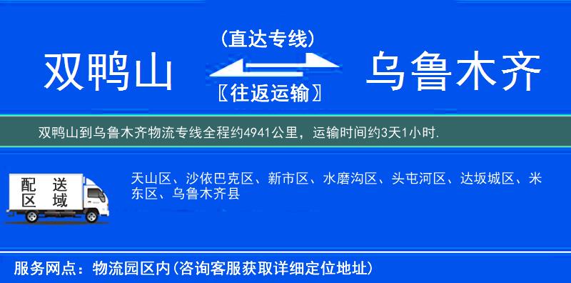 雙鴨山到物流專(zhuān)線(xiàn)