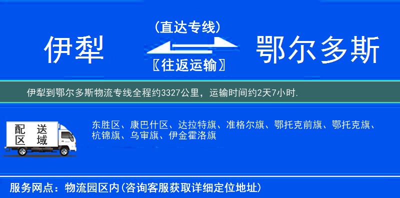 伊犁到物流專線